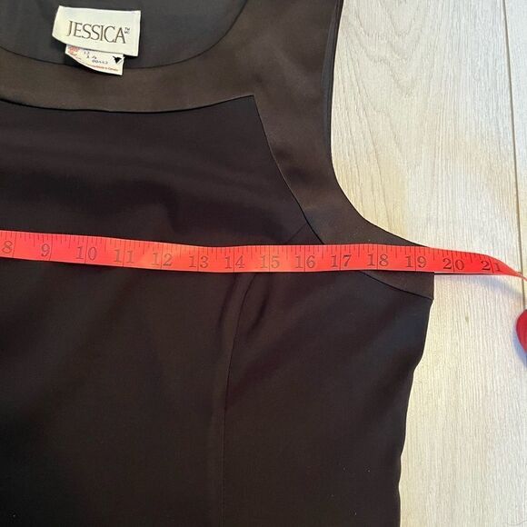 90s vintage black high neck structured tank top - Picture 8 of 10